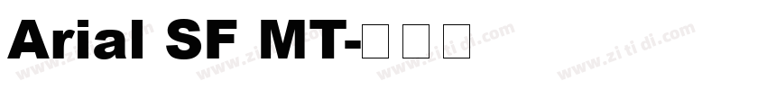 Arial SF MT字体转换
